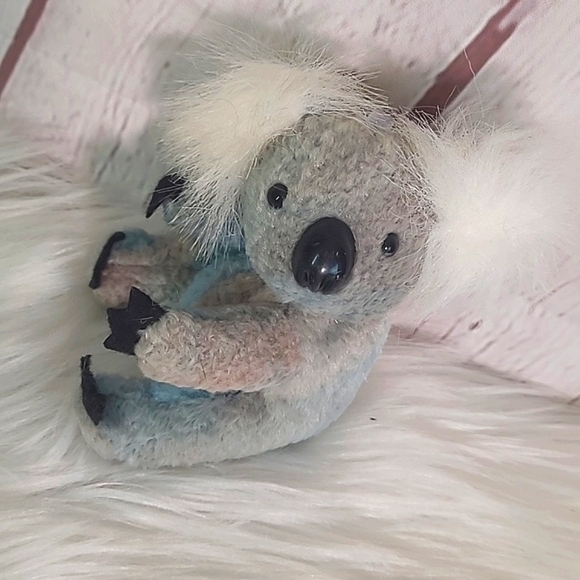 Y2K 2000 Avon Koala Plush Stuffed Animal Keychain Collectible Purse Charm 4 Inch - Picture 12 of 16